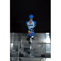 Mapei GB - petit cycliste en plomb metal zamak