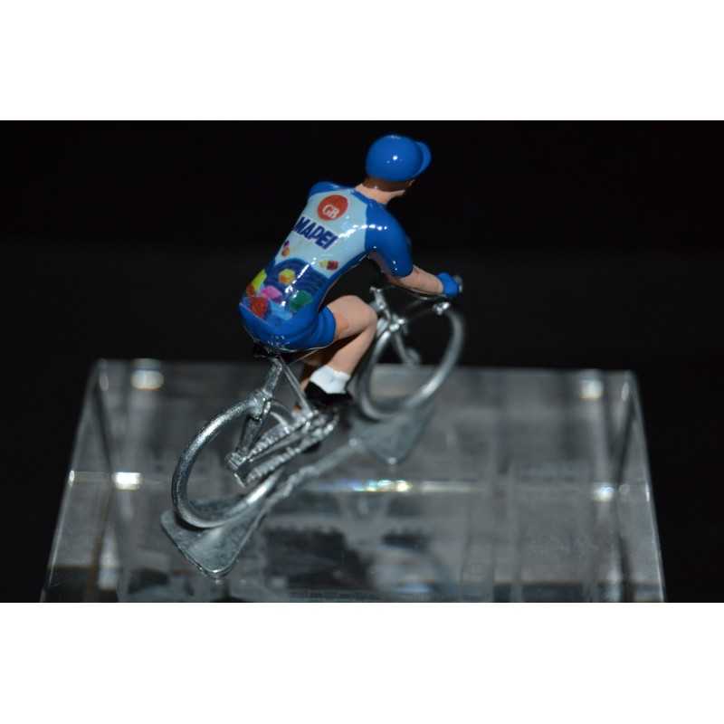 Mapei GB - petit cycliste en plomb metal zamak