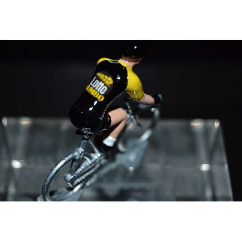 Lotto Jumbo Noir Tour de France 2017 - petit cycliste en acier