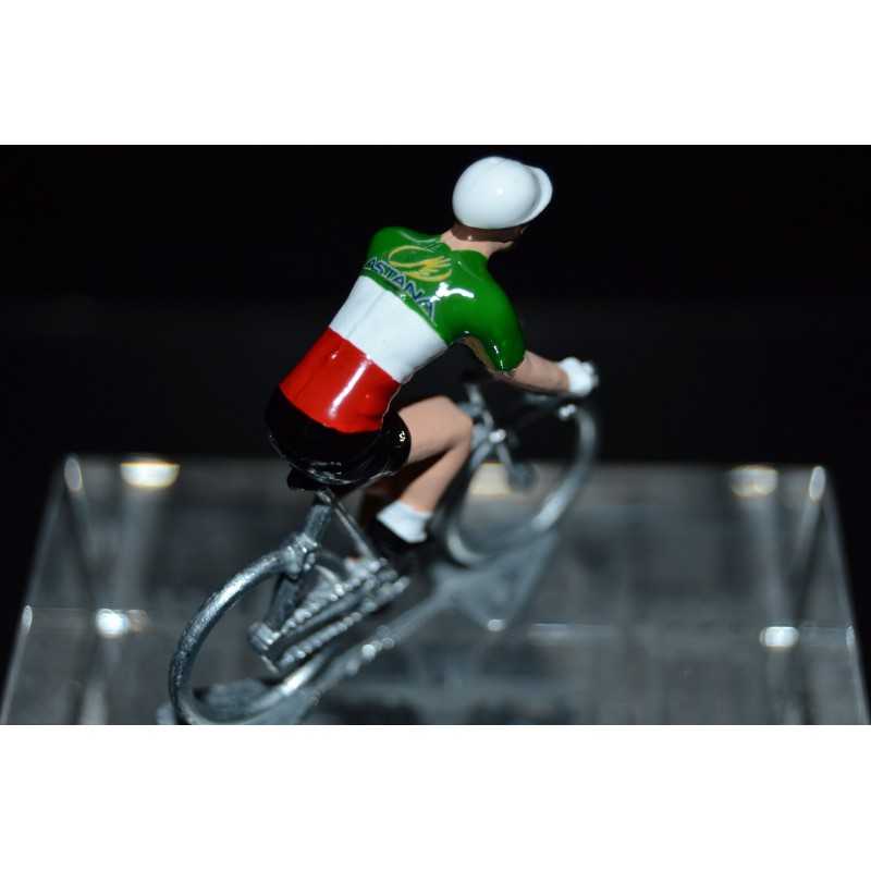 Champion Italie Fabio Aru - petit cycliste en acier