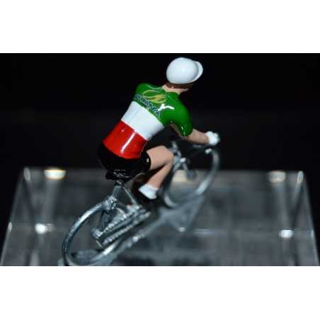 Champion Italie Fabio Aru - petit cycliste en acier