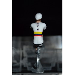 Champion de Colombie - Sergio Henao - petit cycliste en acier