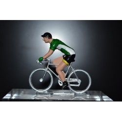 Caja Rural - Seguros RGA - petit cycliste en métal