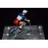 France Champion 2016/2017 Arnaud Demare - petit cycliste miniature en metal