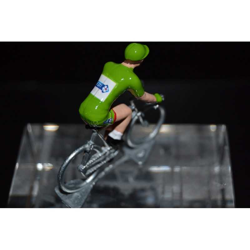 Arnaud Demare "maillot vert 2017" FDJ- petit cycliste en acier 